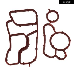 オイルクーラー ガスケット パイプ コネクタジョイント アウディ A3 A4 A6 VWビートル06J117070C 06J115441A 06J115441 06J117070 - Gasket 1 Set