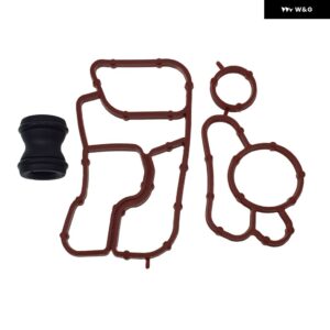 オイルクーラー ガスケット パイプ コネクタジョイント アウディ A3 A4 A6 VWビートル06J117070C 06J115441A 06J115441 06J117070 - Connector Gasket 2pc