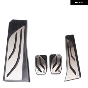 ガスブレーキ ペダルアクセサリー BMW 5 6 7シリーズ X3 X4 Z4 F10 F11 523I 528I 530I 535I 550I AT/MT ガスブレーキ アクセルペダル パッド - MT4PCS