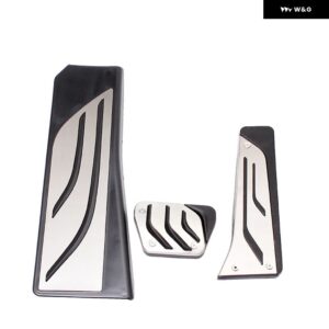 ガスブレーキ ペダルアクセサリー BMW 5 6 7シリーズ X3 X4 Z4 F10 F11 523I 528I 530I 535I 550I AT/MT ガスブレーキ アクセルペダル パッド - AT 3PCS