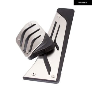 ガスブレーキ ペダルアクセサリー BMW 5 6 7シリーズ X3 X4 Z4 F10 F11 523I 528I 530I 535I 550I AT/MT ガスブレーキ アクセルペダル パッド - AT 2pcs