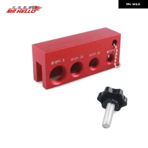 アルミ スパークプラグ ギャップツール M10*1 M14*1.25 M12*1.25 M18*1.5 スパークプラグ - Red