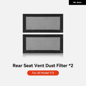 テスラ モデル3 Y ハイランド ジュニパー 2025 シート下リア エアベント カバー アンチブロック リア アウトレット グリル - For All Model 3 Y
