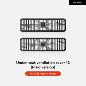 テスラ モデル3 Y ハイランド ジュニパー 2025 シート下リア エアベント カバー アンチブロック リア アウトレット グリル - Model Y Juniper