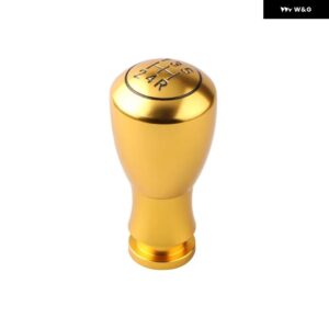 95MM 汎用 レーシング5速カーギア シフター ノブ マニュアル トランス ミッション オートマチック 合金 ギア シフト ノブ シフト レバー - Golden