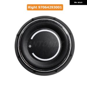 センター コンソール オーディオ ボリュームノブカバー 97064292901 CD コントロール スイッチ ボタン 97064293001 ポルシェ カイエン パナメーラ 2010-2016 - Right