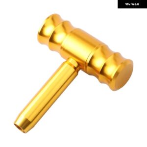 ギア シフト ノブ アルミ Tハンドル シフター カーノブ ジョイスティック スタイル ギアスティック レバー シフト ほとんどオートマチック マニュアル トラ - T style golden