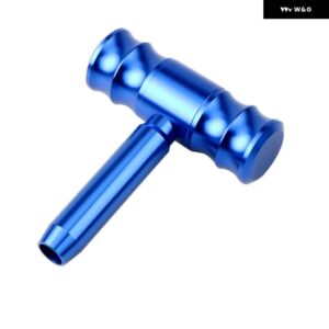 ギア シフト ノブ アルミ Tハンドル シフター カーノブ ジョイスティック スタイル ギアスティック レバー シフト ほとんどオートマチック マニュアル トラ - T style blue