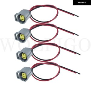 コネクタプラグ付きクーラント温度センサー トヨタ カムリ セリカ カローラ クレシダ 89422-20010 89422-35010 89422-30030 - 4pcs Plugs