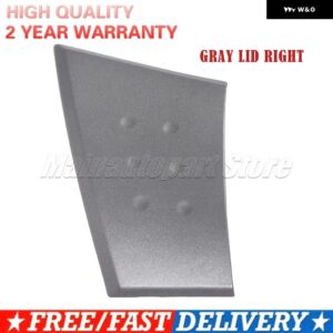 グレー インナーハンドルカバー ドアバックル ハンドカバー ドア アームレスト ベース ブラック プジョー 107 トヨタ アイゴ シトロエン C1 2005-2009 車 - gray lid right