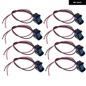 スズキ クアドレーサー 450 LTR450 2006 - 09 燃料 インジェクター コネクタ プラグワイヤー ピグテール 1047IJ108XG - Plugs 8PCS