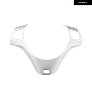 ステアリングホイール パネル デコレーションカバー ステッカー BMW 1 3シリーズ E90 E92 E93 2005-2012 E82 E87 2004-2011 X1 E84 アクセサリー - Silver