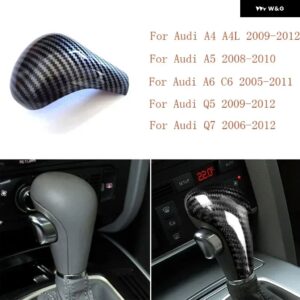 アウディ A3 A4 A5 A6 A7 Q2L Q3 Q5 Q7 SQ5 S3 S6 S7 A4L A6L 車用ギアヘッド シフト ノブカバー 装飾 カーアクセサリー - style 4