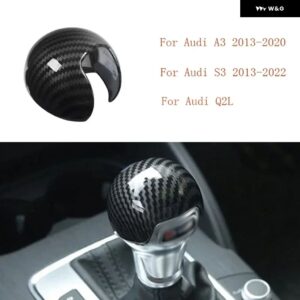アウディ A3 A4 A5 A6 A7 Q2L Q3 Q5 Q7 SQ5 S3 S6 S7 A4L A6L 車用ギアヘッド シフト ノブカバー 装飾 カーアクセサリー - style 5