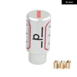 アルミヘッド ギア シフト ノブメタルギア レバー ギアスティック シフト ノブ - Silver-Red-Black