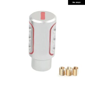 アルミヘッド ギア シフト ノブメタルギア レバー ギアスティック シフト ノブ - Silver-Red