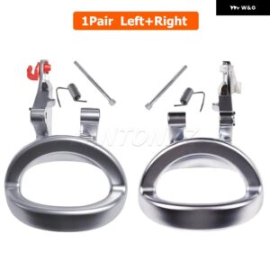 ダッジ ナイトロ 2007 - 11 車内 ドアハンドル 68004828AA 68004829AA 内側 ドアハンドル サテンクローム - Left and Right