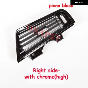 BMW 5シリーズ F10 F11 F18 520I 525I 528I 530I LHD ピアノブラック リア/左/右/ セントラ ル エアコン グリル ACベント アウトレット - Right With Chrome