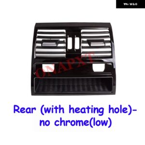 BMW 5シリーズ F10 F11 F18 520I 525I 528I 530I LHD ピアノブラック リア/左/右/ セントラ ル エアコン グリル ACベント アウトレット - rear with hole NO C