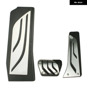 ステンレス フットレスト ペダル ガス燃料ブレーキ フットレスト ペダル オート 2017 2018 BMW 5シリーズ G30 G38 520D 520I 525I 528I 530I - 3PCS