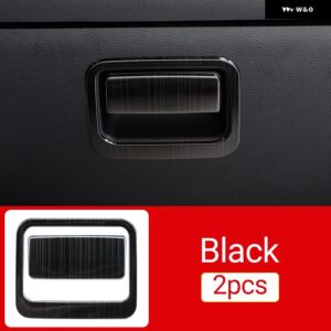 トヨタ RAV4 2019 - 24 RAV 4 XA50 ハイブリッドカー コパイロット 収納 ボックス ハンドル ボウル カバー トリム アクセサリー - black