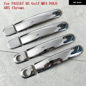 カーアクセサリー クローム ドアハンドル カバー VW/ フォルクスワーゲン ゴルフ 4 ジェッタ4 MK4 パサート B5 - 2