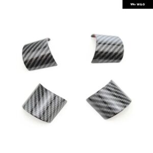 ABS ステアリングホイール カバー スパンコール トリム ステッカー フォード モンデオ 2004 2005 2006 カー スタイリング アクセサリー - ABS carbon fibre