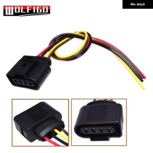 イグニッション コイルコネクタリペアキット ワイヤー ハーネス プラグ アウディ VW SKODA SEAT FORD 1J0973724 2011340 8K0973724 4B0973724 1J0998724 - 1 pc with wires