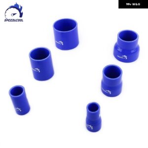 シリコン チューブ ホース インタークーラー ターボ 吸気 パイプ カプラーホース 汎用 ストレート 複数サイズ ブルー 長さ76MM - 45mm