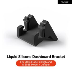 テスラ ハイランド 3/Y 液体シリコン 携帯電話 ホルダー ダッシュボード 携帯電話 ホルダー 自動車内装アクセサリー エアベント クリップ - M3Y Highland Juniper