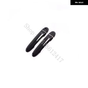 インフィニティ ESQ 日産 JUKE F15 2010-2019 光沢ブラック ドアハンドル カバー トリム デコレーション ドアハンドル ボウル ステッカー アクセサリー - Glossy Black5