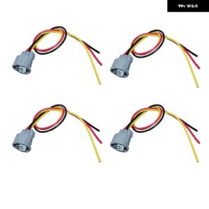 トヨタ 3ピン ECT CLT クーラント温度センサー ピグテールワイヤコネクタ 6189-0486 90980-11451 22630AA100 22630AA11A 22630AA160 - 4 PCS