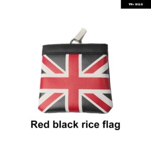 MINI COOPER F54 F55 F56 F60 R55 R56 R60 カントリーマン 車用 エアベント アウトレット 収納 バッグ ペン カード チケット 電話 ホルダー アクセサリー - Black Red UJ