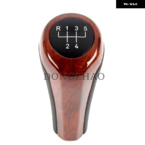 BMW 1 3 5 6シリーズ E30 E32 E34 E36 E38 E39 E46 E53 E60 E63 E83 E84 E90 E91 車 5 6速レザーギアスティック シフト ノブ - 5 Speed4