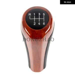 BMW 1 3 5 6シリーズ E30 E32 E34 E36 E38 E39 E46 E53 E60 E63 E83 E84 E90 E91 車 5 6速レザーギアスティック シフト ノブ - 6 Speed5