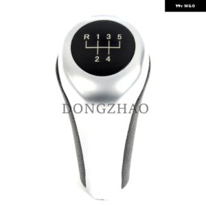 BMW 1 3 5 6シリーズ E30 E32 E34 E36 E38 E39 E46 E53 E60 E63 E83 E84 E90 E91 車 5 6速レザーギアスティック シフト ノブ - 5 Speed2