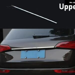 Q5 2009 - 16 カー スタイリング 外装 ステンレス リア トランク スチーマー リッド カバー トリム 1個 - Silver 1pcs B