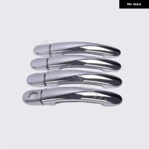 VW ゴルフ 4 MK4 フォルクスワーゲン ラビット A4 1J 1997-2006 カーアクセサリー ドアハンドル ボウル ドアハンドル カバー カバー トリム - silvery9