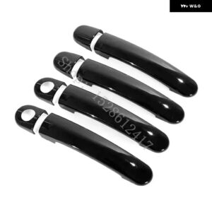 SEAT LEON MK2 1P FR FR+ CUPRA 2006~2012 カーアクセサリー ABS ドアハンドル ボウル ドアハンドル カバー カバー トリム - Glossy Black7