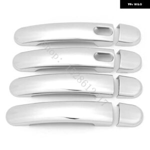 セアト アルテア 2004 2005 2006~2015 ABS クローム カーアクセサリー ドアハンドル ボウル ドアハンドル カバー カバー トリム - silvery8