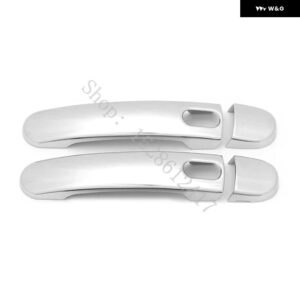 セアト アルテア 2004 2005 2006~2015 ABS クローム カーアクセサリー ドアハンドル ボウル ドアハンドル カバー カバー トリム - silvery4