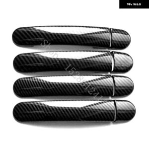 アウディ TT 8N MK11998-2006 アウディ A2 1999-2005 車アクセサリー ABS ドアハンドル ボウル ドアハンドル カバー カバー トリム - Carbon fiber pattern4
