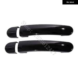 SEAT LEON MK2 1P FR CUPRA ABS カーアクセサリー ドアハンドル ボウル ドアハンドル カバー カバー トリム - Glossy Black