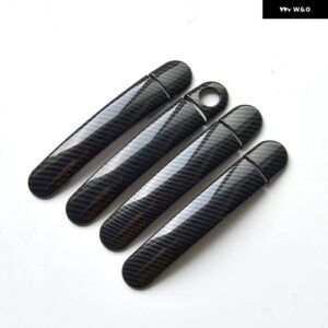 SEAT IBIZA 6J MK4 6L MK3 FR CUPRA 2003-2016 クロームカーボン車 ドアハンドル カバー スタイリング ステッカー 自動車アクセサリー - model 1