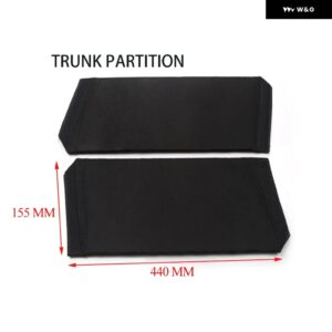 トランク シートアンダーコンパートメント両側に 収納 コンパートメントTESLA MODEL Y 2020- 2023カーアクセサリー - Trunk partition