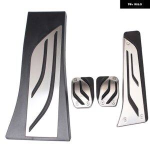 ガスブレーキ ペダル BMW X5 X6 E70 E71 E72 F15 F16 2007-2018 フットレスト スロットル ブレーキペダル ブレーキ アクセル 燃料ペダル - MT 4pcs