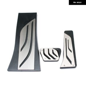 ガスブレーキ ペダル BMW X5 X6 E70 E71 E72 F15 F16 2007-2018 フットレスト スロットル ブレーキペダル ブレーキ アクセル 燃料ペダル - AT 3PCS