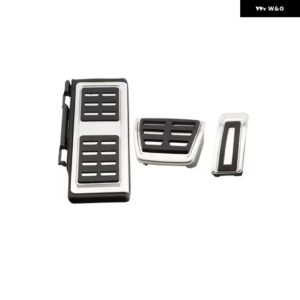 ガスブレーキ ペダルカバー レストペダル フォルクスワーゲン VW TROC TCROSS ティグアン ゴルフ ポロ パサート シュコダ カーアクセサリー - AT With Rest