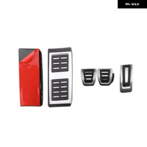 ガスブレーキ ペダルカバー レストペダル フォルクスワーゲン VW TROC TCROSS ティグアン ゴルフ ポロ パサート シュコダ カーアクセサリー - MT WithRest adhesive