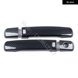 インフィニティ G25 G37 2008 - 11~2013 ABS カーアクセサリー ドアハンドル ボウル ドアハンドル カバー カバー トリム - Carbon fiber pattern5